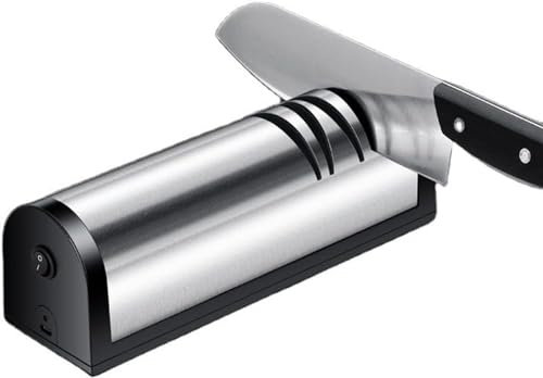 MAHWER Mini USB Charge Sharpener Kitchen Accessories Tool Stainless Steel 3 Stage Electric Knife Sharpener