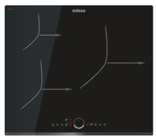 INDUCCION EDESA EIR-6331 B 3 F 30CM