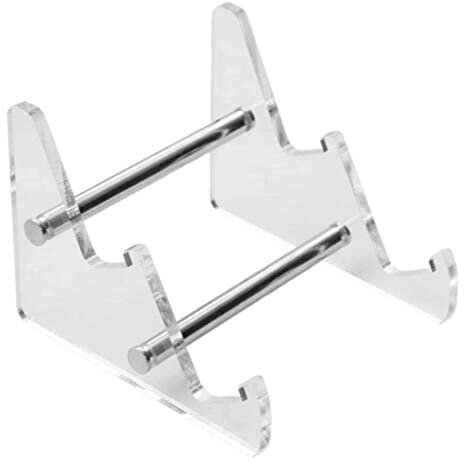 Upluckey Keyboard Stands 3-Tier Mechanical Keyboard Display Stand Transparent Super Thick Acrylic Frame Holder Stand