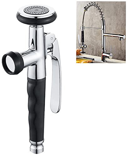 Profi Gastro Handbrause, Messing Ersatzbrause Gastrobrause, Küchenbrause Ersatz Pendelbrause Spülbrause Küchenarmatur für Gastrobrause Geschirrbrause