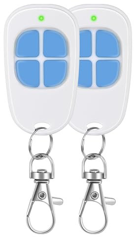 2 x AAM0101 Télécommande Motorisation Portail Portes de Garage 4-Canaux 433,92MHz Garantie de 3 Ans