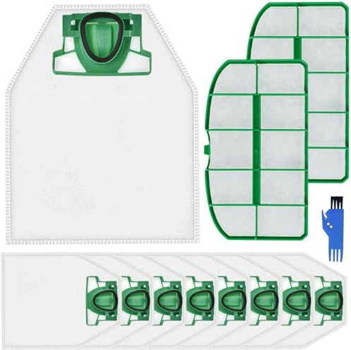 EATBALE VK200 Replacement Parts for Vorwerk Kobold VK200 FP200 Household Sweeper Cleaners Dust Bag HEPA Filter Compatible with Robot Vacuum Cleaning Equipment Universal Consumable Accessories Kit