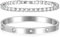 TempBeau 2 Stück Armreif Silber 17/18/19cm, Armband Damen Set für Frauen Mädchen, Armbänder aus Edelstahl mit Kristallen, Tennisarmband Silber mit Zirkonia aus Kupfer für Mutter Ehefrau Freundin