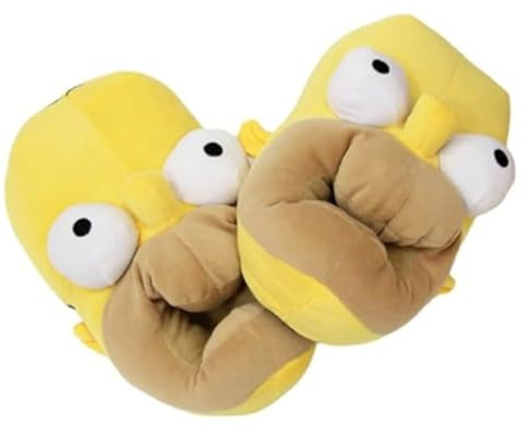 JUSONGKWCP HomerJaySimpson Hausschuhe Cartoon BartSimpson Figur Warme Pantoffeln Rutschfeste Hausschuhe Memory Foam Pantoffeln, Size 35-41