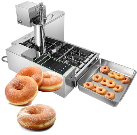Automatic Donut Machine, Commercial Digital Donut Fryer Commercial, Mini Donut Maker, Donut Machine