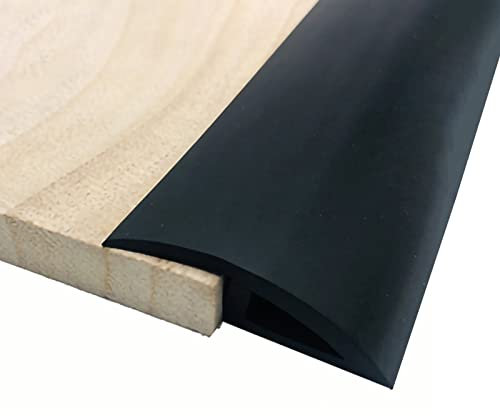 LXYDJPW Schwellenübergangsstreifen aus Holz zu Fliesen, rustikale Schwellenrampe aus Kunststoff, für Teppich zu Laminat, Türöffnungen, unebene Böden, selbstklebend