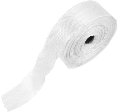 JECOMPRIS Fiberglass Repair Kit Heat Header Fiberglass Mesh Tape Woven Exhaust Wrap for Insulation