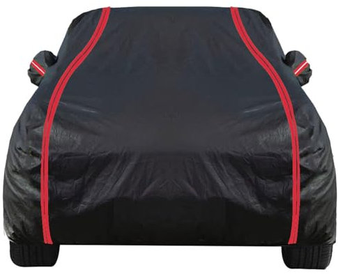 Autoabdeckung Winter für Mercedes-Benz S-Klasse Cabriolet 2016-2017 Cabriolet, Autoabdeckung Outdoor Car Cover Outdoor Winter Vollgarage Autoabdeckung Winter Autoschutzhülle(Schwarz)