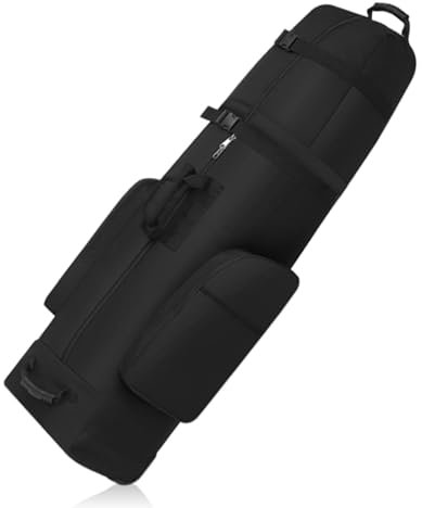 Wasserdichte Golfschläger-Reisetasche – tragbare Rad-Organizer-Tasche, leicht, große Kapazität, Reißverschluss-Organizer | langlebige, verschleißfeste Reiseabdeckungen, Airline-Golftaschen- für