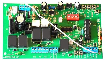 Elektrischer Toröffner-Bausatz, SW200D2S SW200D1 SW200D2 SW200D2L Ersatzkarte Steuerplatine for DC12V Drehtoröffner(Kit 2)