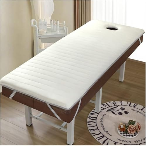 GDDUOYUE Wimpern Liege Matratze Faltbare Massageliegen-Matratze mit Memory-Schaum – Weiche, Atmungsaktive und rutschfeste Auflage für Kosmetik- und Spa-Liegen,Style 2,180×60cm