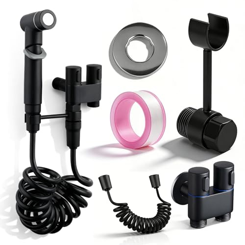 Pulvérisateur de Bidet à Main, Pommeau De Douche Bidet, Douchette de bidet pour toilettes, Kit de Pulvérisateur de toilette, pulvérisateur de bidet portable