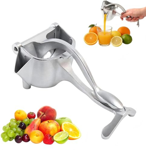 Fruit Juice Squeezer, 2026 New Upgraded Hand Juicer Squeezer Lemon Juicer Manual Hand Press with Ergonomic Grip, Easy to Use and Clean for Orange Citrus Pomegranate Lime Grapefruit(1PC)