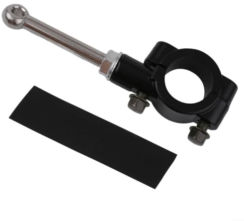 Glewi Motorrad Seitenständer Verlängerung Fußpedal Assistent Werkzeug für 20-23 mm Kickstand, Metallstützplatte für verbesserte Stabilität auf weichem Boden