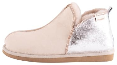 Shepherd of Sweden - Annie Lammfell-Hausschuhe - Damen - 100% Echtes Lammfell - Bequem - Weich und warm - Flauschig