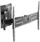 Meliconi Slimstyle Plus 600 SDR, supporto con doppio braccio da parete per TV a schermo piatto da 50’’-82’’, orientabile in oriz. e vert., VESA 300-400-600, colore nero, adatto anche per TV OLED