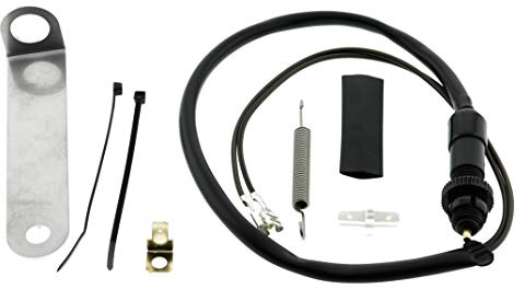 Ost2rad Umrüstset Bremslichtschalter Hinterradbremse für SIMSON S50 S51 S70, Zugfeder, Schwarz, Scharnierhebel, Manuell, 1 Stück