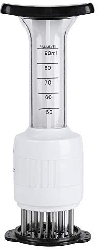 Ablandador de Carne Adobada - Inyector de Aguja Filetes Sabor Jeringa Cocina Herramienta de Cocina