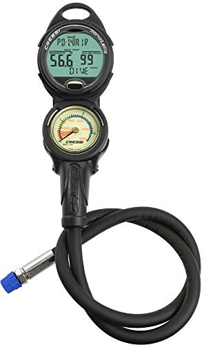 Cressi Tauchkonsole für Einsteiger - 4 Tauchmodi - Luft • Nitrox • Messgerät • Kostenlos - Langzeitbatterie - Leistungsstarkes Display mit Hintergrundbeleuchtung - Donatello 2 Konsole: Made in Italy