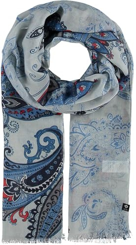FRAAS Damen Paisley-Schal in Pastelltönen - Perfekt für den Sommer - 180 x 50 cm - Polyester