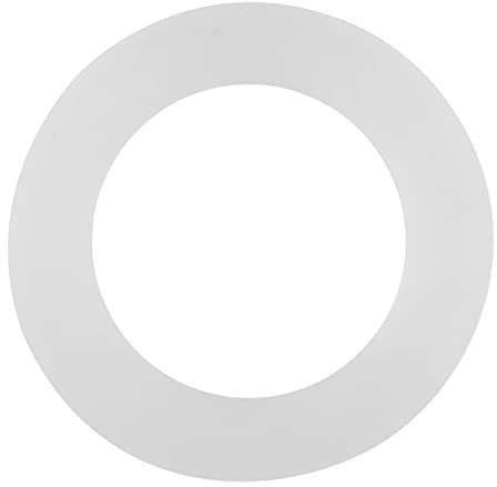 Eujgoov 12 Pezzi Guarnizioni in Silicone Piatto, Guarnizione in Nylon Piatto 35 Mm Od Rondelle in Gomma o Ring Rondelle di Tenuta Kit Assortimento(1 inch)