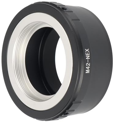 ayex Objektivadapter für M42 Objektive Kompatibel mit Sony Alpha E-Mount Kameras M42-E NEX