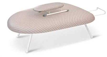 Samnuerly Planche À Repasser, Trompette Pliante De Bureau Ménager avec Cadre Et Manches en Fer, Table À Repasser, Plaque De Fer, Support À Repasser, Acier Respirant