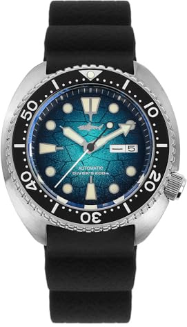 TACTICAL FROG Heimdallr 44 MM Edelstahl Herren-Automatikuhr, Saphirglas NH35A Bewegung Tauchuhren für Männer, 200 Meter Wasserdicht
