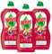 3x Nelsen Argilla e Melograno Detersivo Liquido per Piatti Bicchieri Posate Stoviglie ad Azione Extra Sgrassante Detergente Antiodore Formula a Lunga Durata per Lavaggio a Mano - 3 Flaconi da 900ml