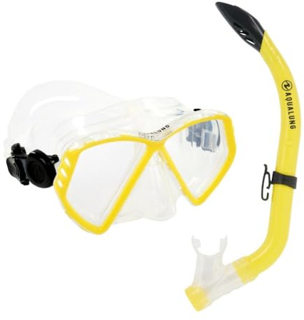 Aqualung Cub Combo SN - Kinder-Schnorchelset mit Maske und Schnorchel ab 6 Jahren, bequem, langlebig und für Wasserabenteuer konzipiert, hypoallergen