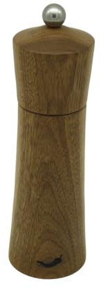 Chilimühle, Gewürz- und Chilimühle mit Edelstahl-Mahlwerk (Peperonimühle) Holz (Nussbaum)