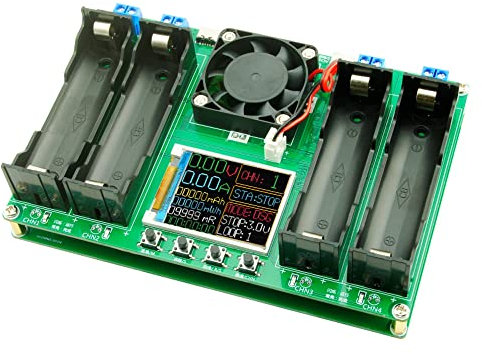 KOCAN Digital Display Battery Capacity Internal Resistance Tester Digital Lithium Battery Power Detector Module 18650 Battery Test Meter Dual Type-C Interface