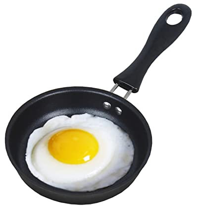 MYVVKIA , Cacerola Sartén de 12 cm Olla Huevo Frito Mini Sartenes para Panqueques Cocinar Mini Freír Cocina Sartén para Desayuno Cocina Herramientas de Comedor Wok