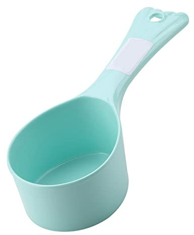 Cuchara para Comida para Perros, Cuchara para Comida para Gatos Taza Medidora para Comida para Perros Cuchara de Plástico con Largo Cuchara para Alimentación de Comida para
