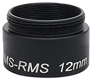 Microscopio Adaptador de anillo de extensión de longitud Parfocal objetivo de microscopio extensores de rosca RMS internos externos 12mm 15mm 18mm 28mm anillo adaptador de objetivo de microscopio(Tota