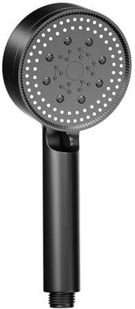 Druckverstärkender Duschkopf, Handbrause, Hochdruck, 5 Modi einstellbar, multifunktionales Power-Spray, Anti-Verstopfung, Badezimmer-Zubehör