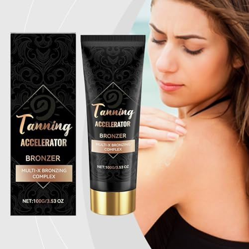 Tanning Accelerator Bronzer, Multi-X Bronzing Complex, 3.53 oz, Fast-Absorbing Moisturizing Self Tanner