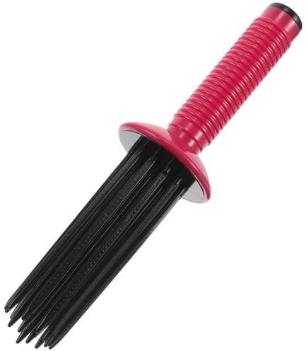 Healeved Pettine Arricciacapelli Antiscivolo e Districante Per Chioma Ricci, Pettine a Rullo Caldo Portatile Per Styling Voluminoso e Naturale Phon Integrato Per Uso Quotidiano