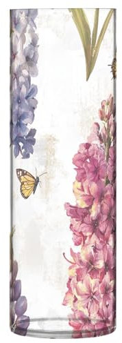 Piccolo vaso di fiori in plastica giacinti rustici bianchi 30 cm decorativo moderno trasparente grandi vasi da fiori per centrotavola libreria matrimonio
