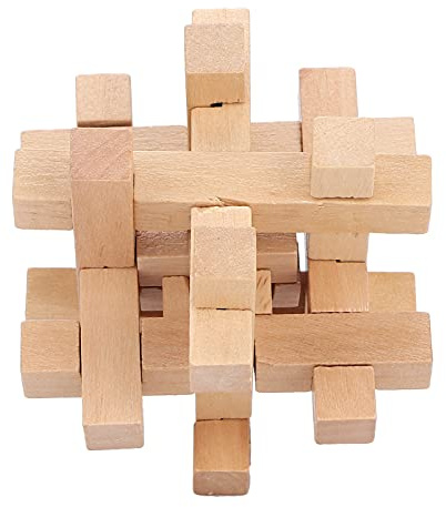 Juguete de madera para deportes de pensamiento, cerebro, juego de lógica, cerradura de rompecabezas, juguete de inteligencia para adultos y niños, entrenamiento de paciencia, entrenamiento de memoria