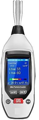 Gasmelder, PM2,5, PM10 Gaspartikel mit Mini Smart Luftpartikelzähler tragbar
