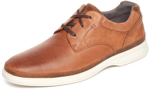 Rockport mens Dressports 2 Go Plain Toe Oxford, New Caramel, 10.5 US