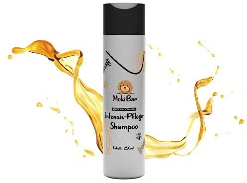 Moki Bär Hundeshampoo wit wertvollem Arganöl aus Marokko I Für geschmeidiges Fell und Gute Kämmbarkeit I Made in Germany