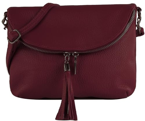 modamoda de T07L / T139L Damen Leder kleine Umhängetasche 2 Modelle handmade in Italy