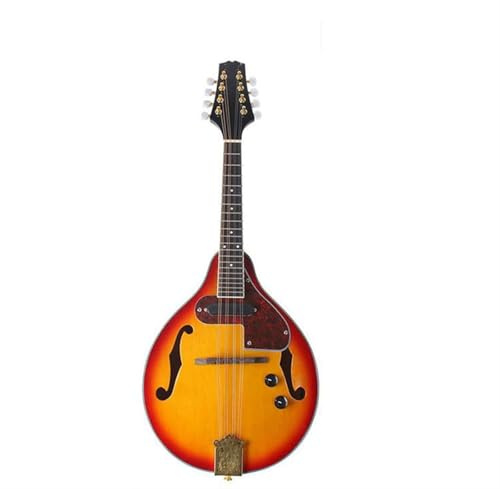 Instrumento Musical Mandolina Instrumento Musical Mandolina De Ocho Cuerdas Mandolina Eléctrica Guitarra Instrumento Musical(Sunset)
