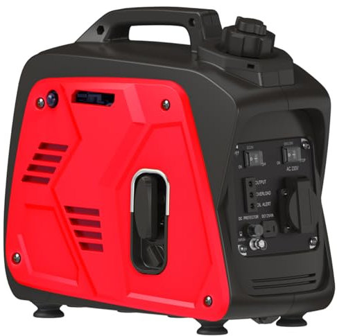 Excel 700W Petrol Inverter Generator 4 Stroke Portable Generator for Camping, Jobsites - Pure Sine Wave, Ultra Quiet-40cc Engine, 2.1L Fuel Tank