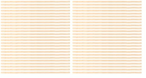 POFET Pack de 50 varillas de madera para manualidades, 30 cm, tiras de madera de abedul natural, tacos rectangulares (5 x 5 mm)