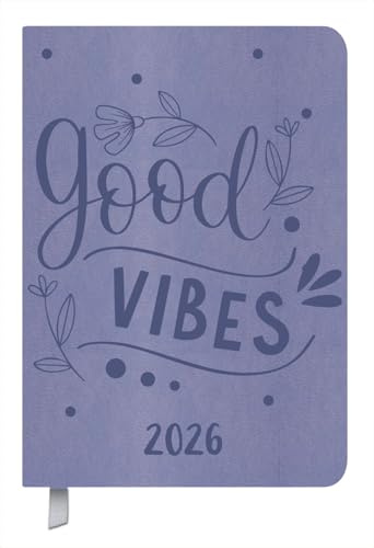 Timer Soft Touch flieder - Kalender 2026 - Korsch-Verlag - Taschenkalender A6 - eine Woche auf 2 Seiten - 11 cm x 15,5 cm