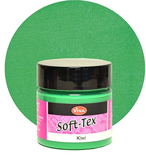 Viva Decor Soft Tex 45ml Textilfarbe mit besonders weichem Griff -Kiwi-