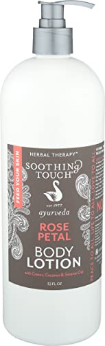 Soothing Touch Rose Petal Body Lotion, 32 Oz